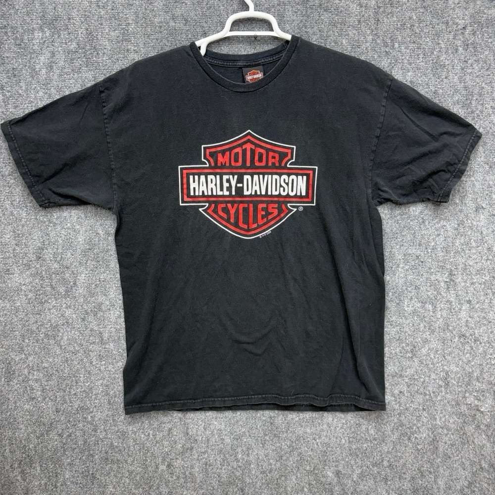 Harley Davidson T-Shirt Patriot Fairfax Virginia black 2009 men's size XL